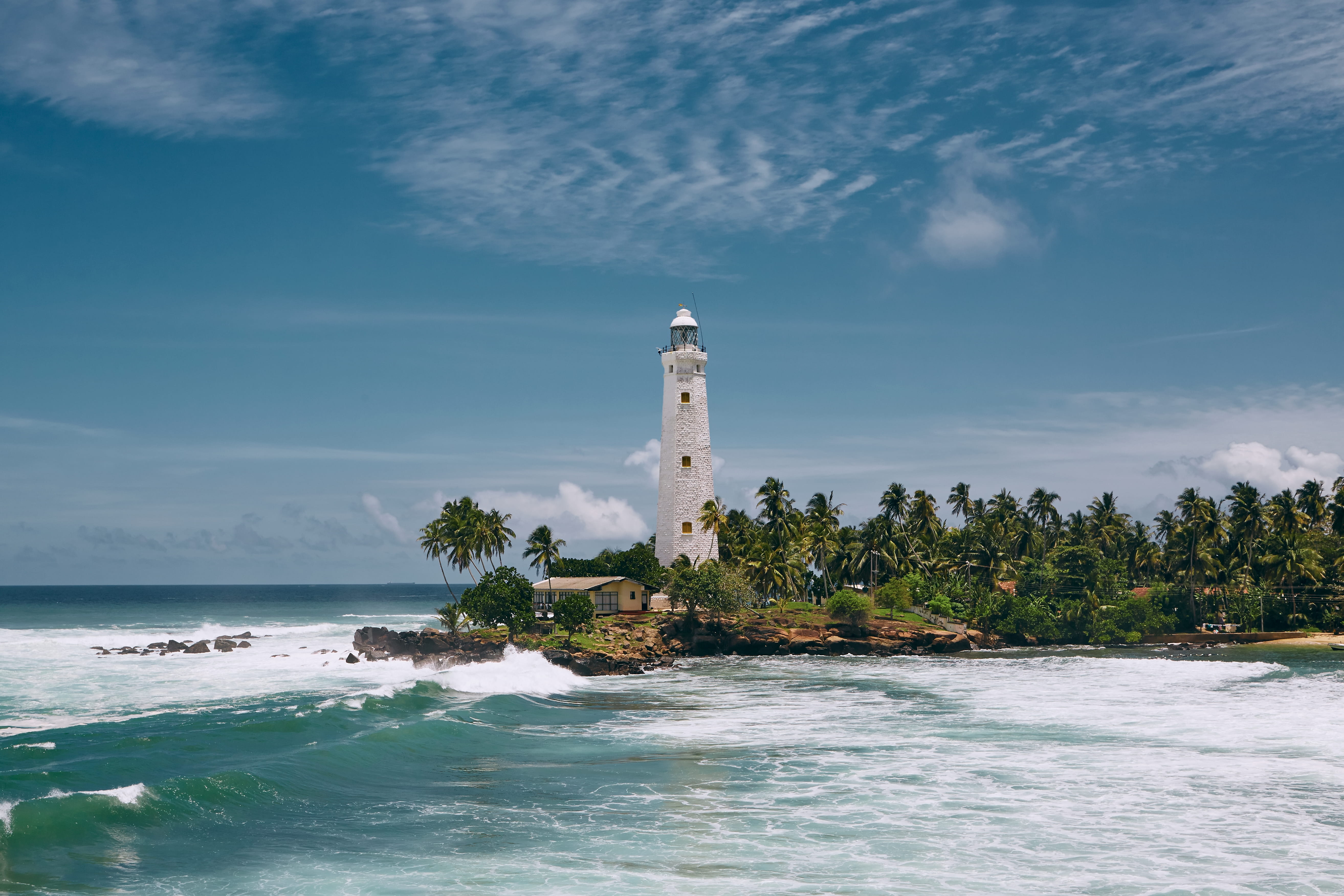 Golden sand beaches and turquoise oceanic water