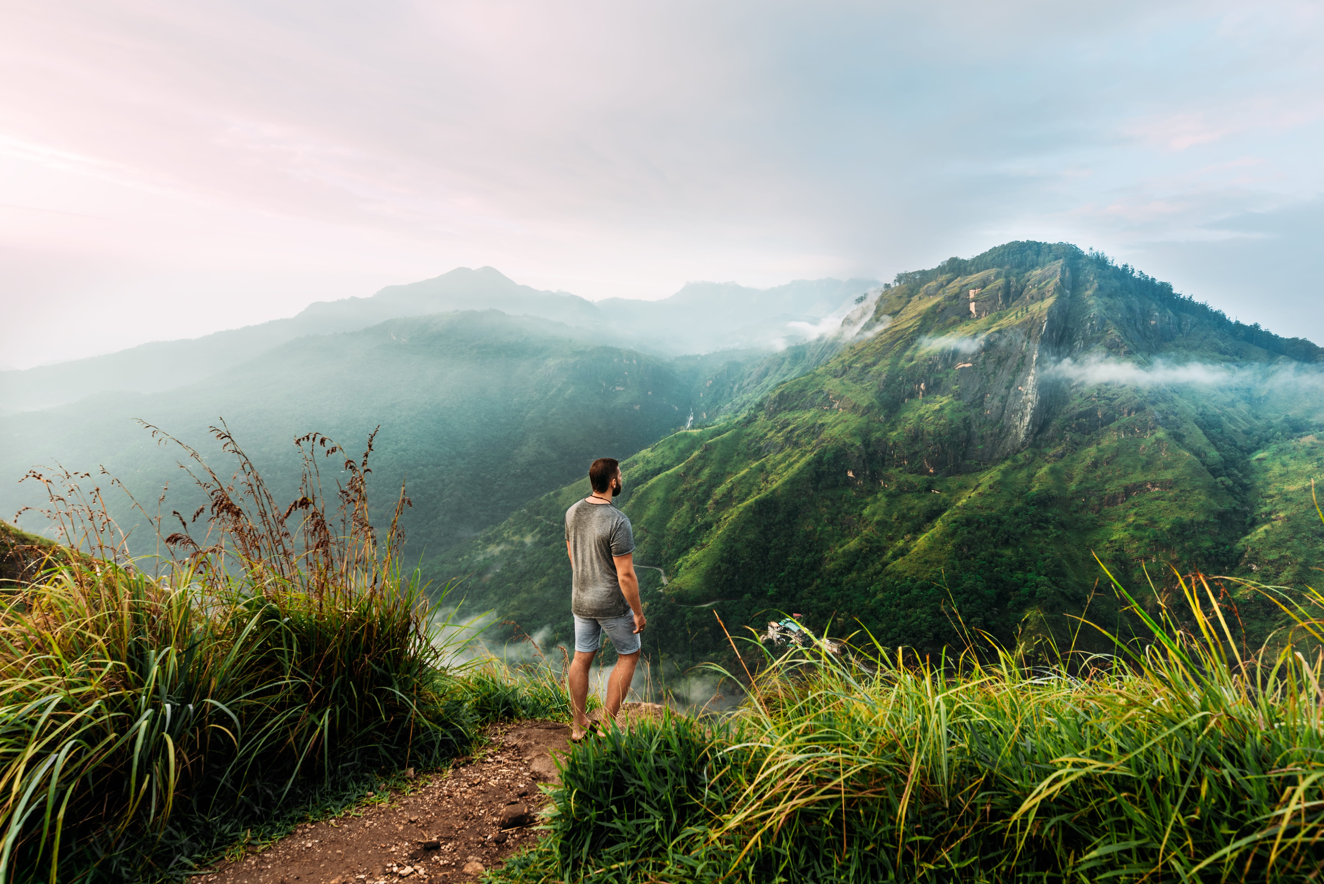 Lush nature and wildlife in Sri Lanka during September